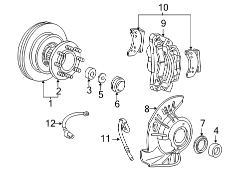 2007 Ford F-250 Super Duty Anti-Lock Brakes Diagram 3 - Thumbnail