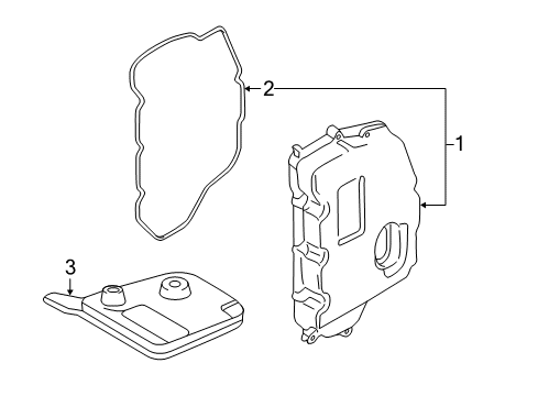 2013 Ford Escape Transaxle Parts Diagram 1 - Thumbnail