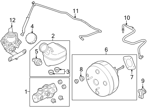 2023 Ford E-Transit Dash Panel Components Diagram