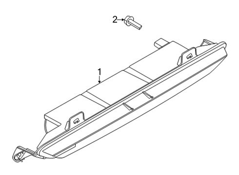 2021 Ford Mustang Mach-E Backup Lamps Diagram