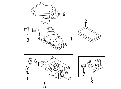 2011 Ford Edge Air Intake Diagram