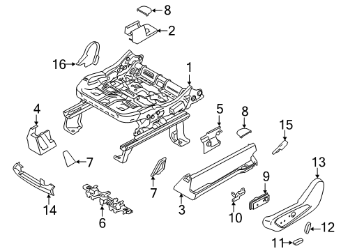 2015 Lincoln MKC Power Seats Diagram 3 - Thumbnail