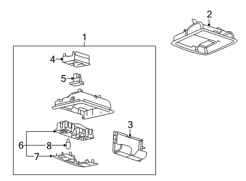 2009 Mercury Sable Overhead Console Diagram