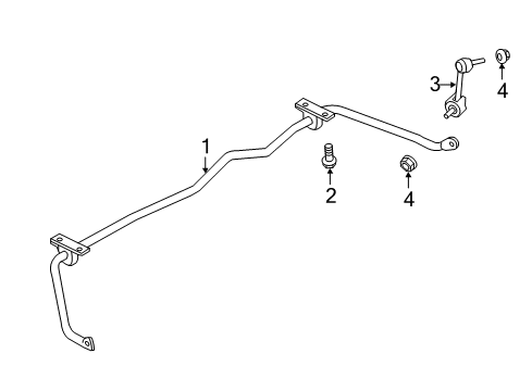 2014 Ford Explorer Rear Suspension, Control Arm Diagram 2 - Thumbnail