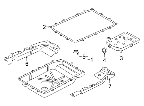 2024 Ford Expedition Transmission Components Diagram