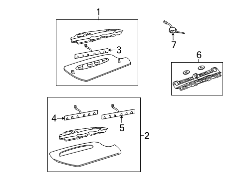 2004 Lincoln Town Car Bulbs Diagram 5 - Thumbnail