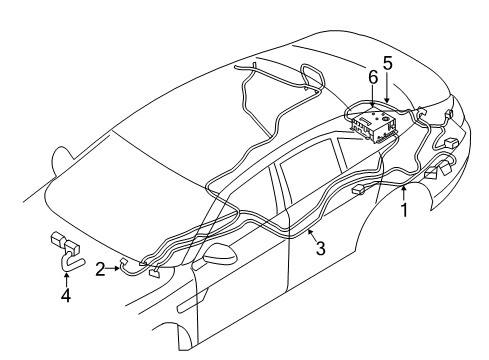 2014 Ford Police Interceptor Sedan Electrical Components Diagram 5 - Thumbnail