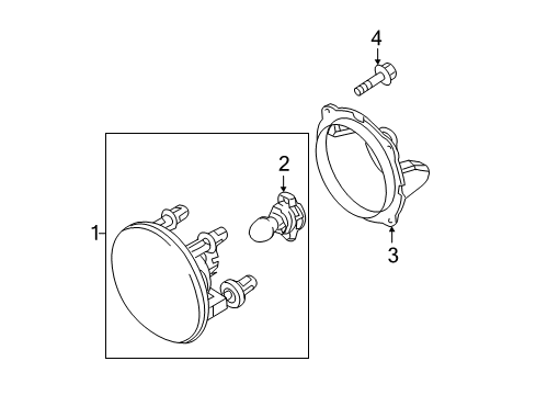 2007 Ford Escape Chassis Electrical - Fog Lamps Diagram