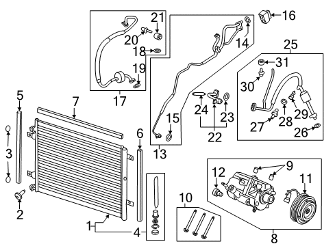 2017 Ford F-250 Super Duty Switches & Sensors Diagram 1 - Thumbnail