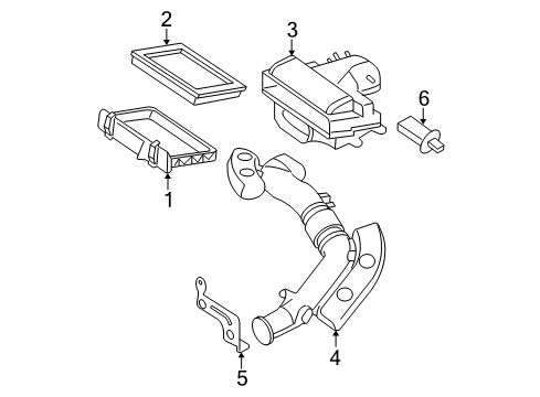 2007 Ford F-350 Super Duty Air Intake Diagram