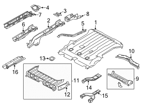 2010 Ford Transit Connect Panel Diagram for BT1Z-61115A42-A