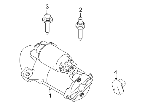 2009 Mercury Sable Starter Diagram