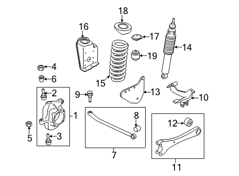 2015 Ford F-350 Super Duty Front Suspension Components, Stabilizer Bar Diagram 3 - Thumbnail