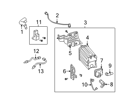 2009 Lincoln Navigator Emission Components Diagram