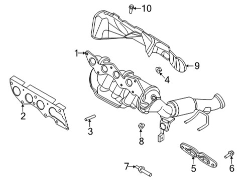 2022 Lincoln Corsair Exhaust Manifold Diagram