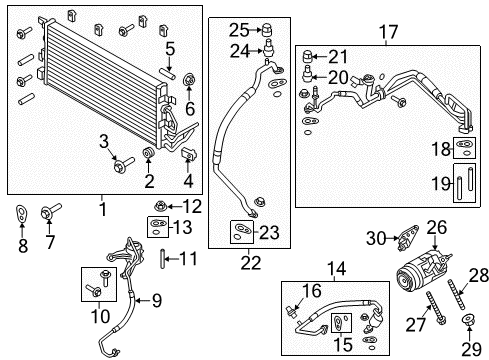 2014 Ford Explorer Switches & Sensors Diagram 1 - Thumbnail