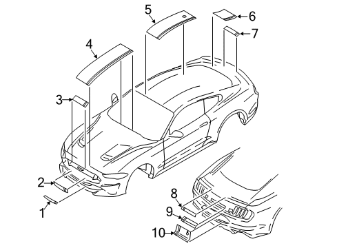 2023 Ford Mustang Stripe Tape Diagram 9 - Thumbnail