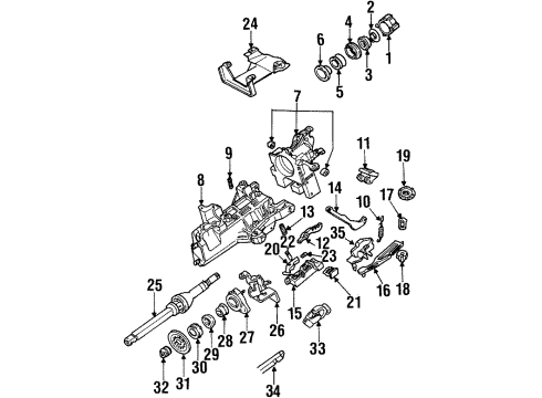 1997 Ford Windstar Housing & Components Diagram