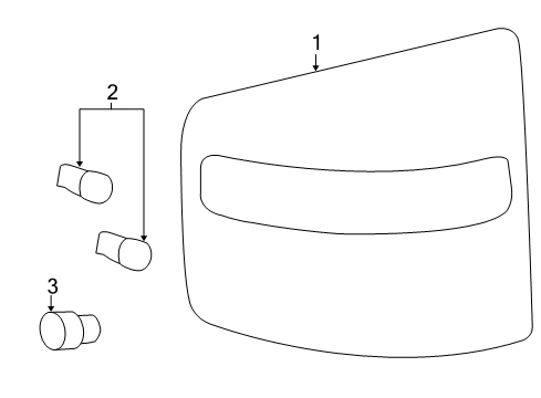 2008 Ford F-150 Combination Lamps Diagram 1 - Thumbnail