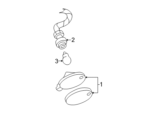 2004 Mercury Sable Side Marker Lamps Diagram