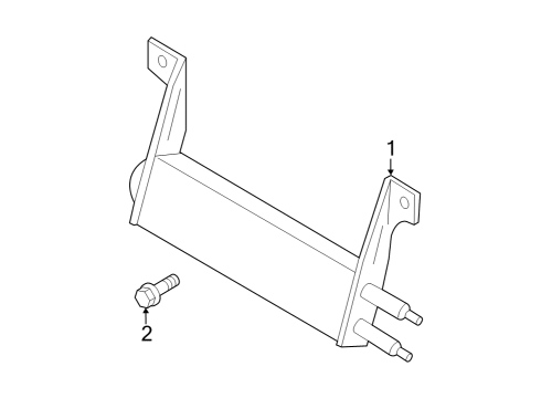 2020 Ford F-350 Super Duty Power Steering Oil Cooler Diagram