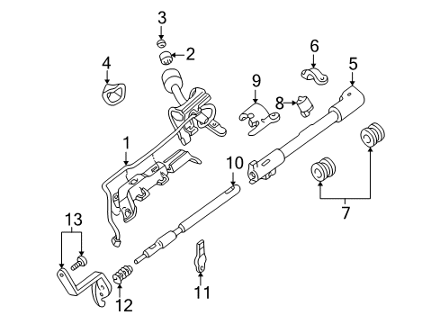 1999 Ford Expedition Housing & Components Diagram