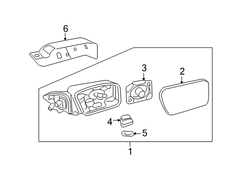 2009 Ford Fusion Outside Mirrors Diagram