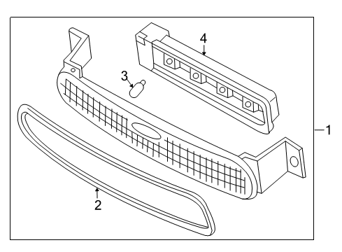 2006 Ford Focus High Mount Lamps Diagram