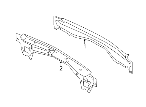 2014 Ford Escape Rear Body Panel Diagram