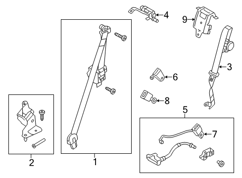 2013 Ford Flex Seat Belt Diagram