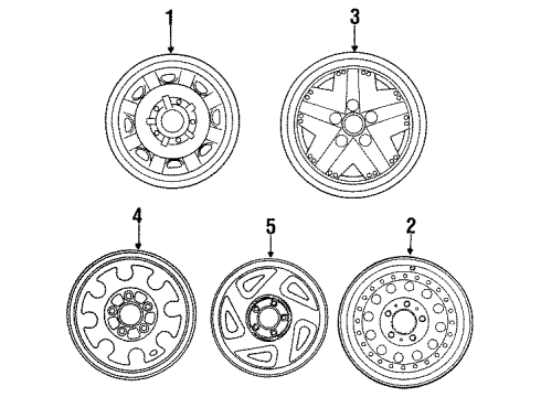 1991 Ford Ranger Wheels Diagram