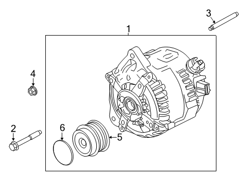 2016 Ford Mustang Alternator Diagram 3 - Thumbnail