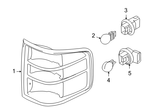 2009 Ford F-150 Combination Lamps Diagram