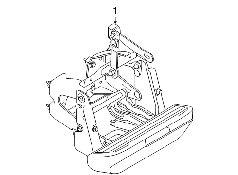 2012 Ford F-150 Running Board Diagram 5 - Thumbnail