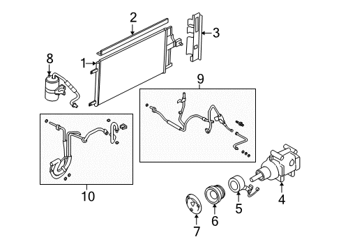 2007 Ford Escape Disc - Magnetic Diagram for YS4Z-19D798-AA