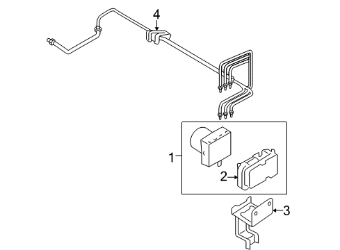 2007 Mercury Montego Anti-Lock Brakes Diagram 1 - Thumbnail