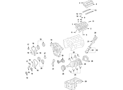 2022 Ford Bronco KIT - GASKET Diagram for ML3Z-6079-C