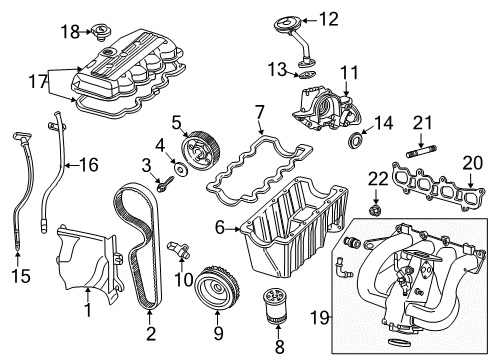 2004 Ford Focus Module - Engine Control - EEC V Diagram for 3S4Z-12A650-KE