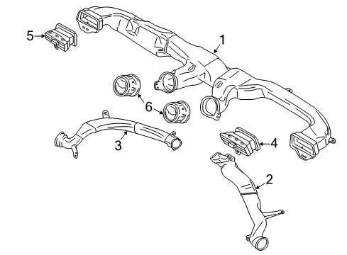 2016 Ford Mustang Ducts Diagram