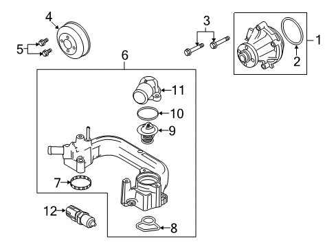 2007 Ford Explorer Sport Trac Water Pump Diagram