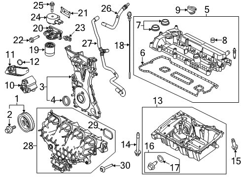 2017 Ford Focus Sensor - Engine Coolant Temperature Diagram for 3L8Z-12A648-AA