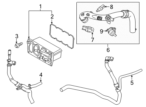 2014 Ford Fusion Intercooler, Cooling Diagram 1 - Thumbnail