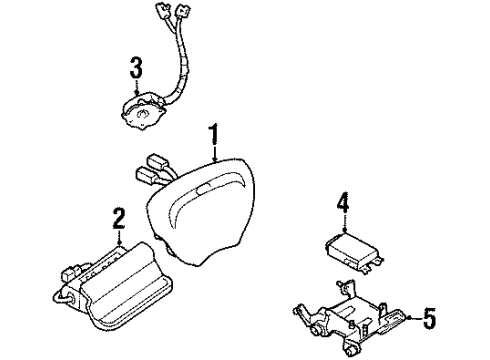 2001 Ford Escort Module Diagram for F8CZ-63044A74-DAD