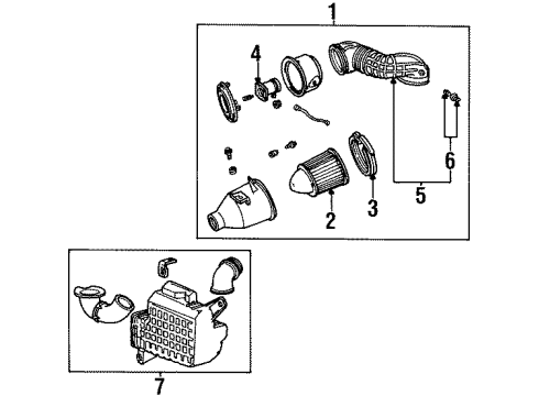 2002 Lincoln Continental Resonator Assembly Diagram for F8OZ-9F763-AA