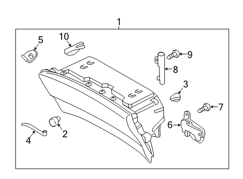 2016 Lincoln MKX Glove Box Diagram