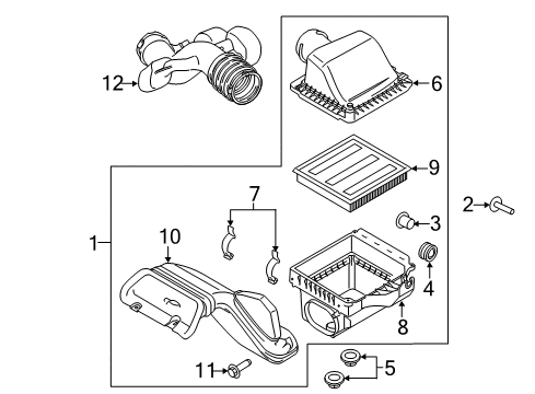 2016 Ford F-150 Air Intake Diagram