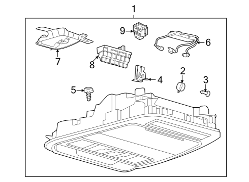 2023 Ford F-150 Lightning Clip Diagram for -W711045-S424