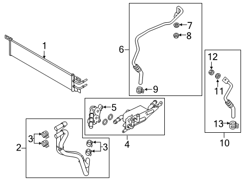 2023 Ford Escape Trans Oil Cooler Diagram 2 - Thumbnail