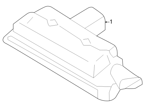 2024 Ford Mustang Lamp Assembly Diagram for FR3Z-13550-A