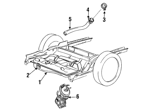 1992 Lincoln Continental Fuel Supply Diagram